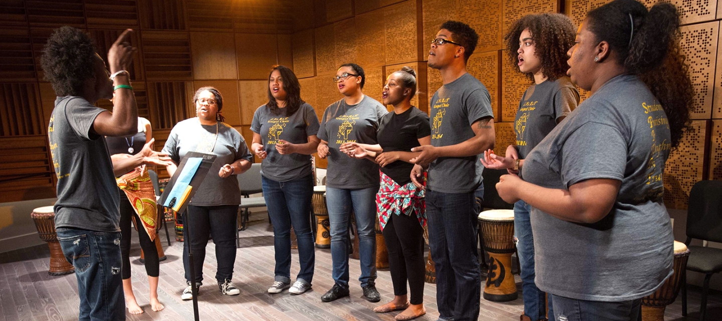 Spirit Choir on stage